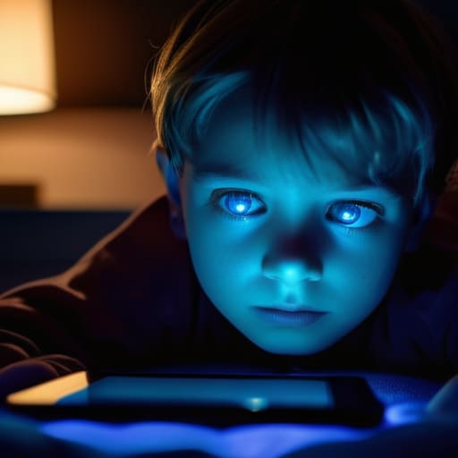 The Blue Light Battle Impact of Blue Light on Sleep.