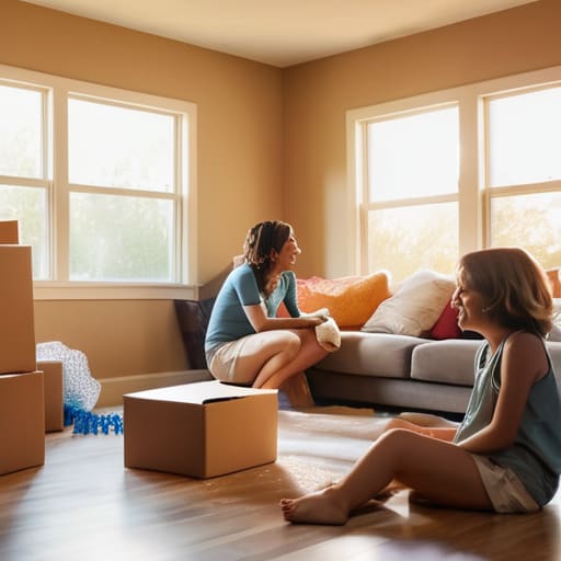 Tips on how to move house with children.