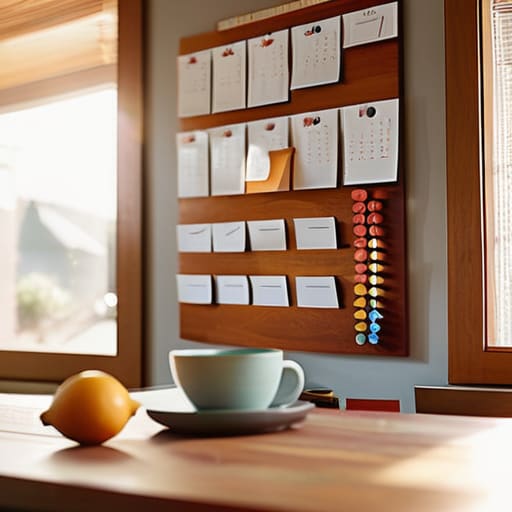 How to organise a family calendar easily.