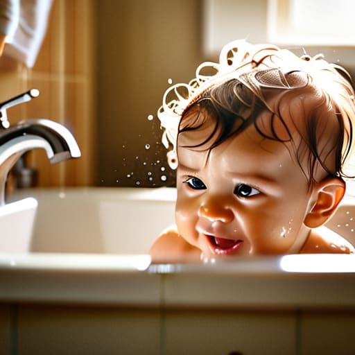 Tips for successful baby bathing while exhausted.